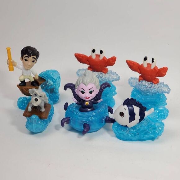 Disney Little Mermaid Ursula Action Figure lot- McDonald's Happy Meal toy - Picture 3 of 5
